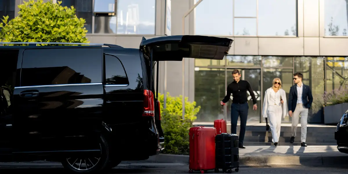 Airport shuttle vs taxi transportation options at the airport