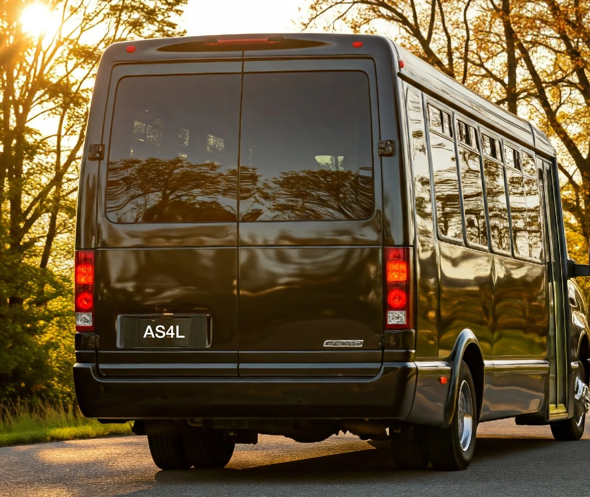 Minibus Back View